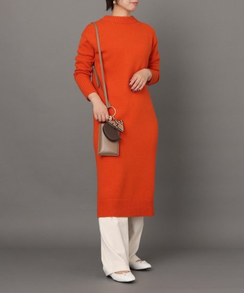 セール アンタイトル Untitled リブ切替ニットワンピース 洗える Magaseek