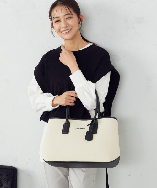 ポーチ付き キャンバストートバッグ モノコムサ Mono Comme Ca Magaseek ポーチ付き キャンバストートバッグ モノコムサ Mono Comme Ca Magaseek