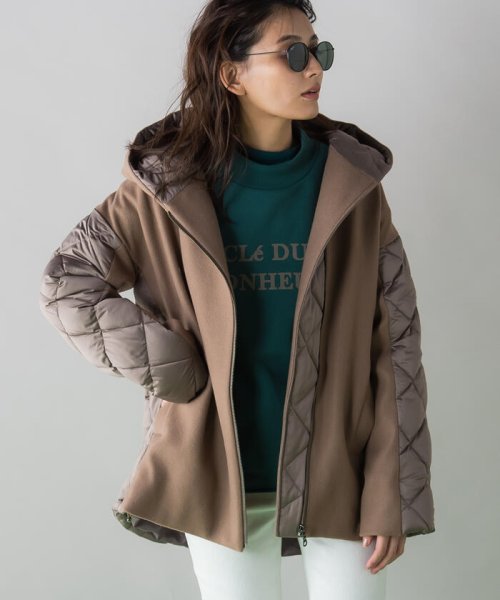 セール 異素材キルティングダウンジャケット メイソングレイ Mayson Grey Magaseek