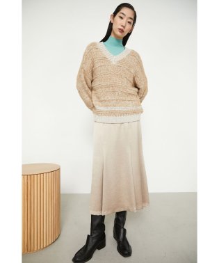 RIM.ARK/Mix yarn v－neck knit/504441523