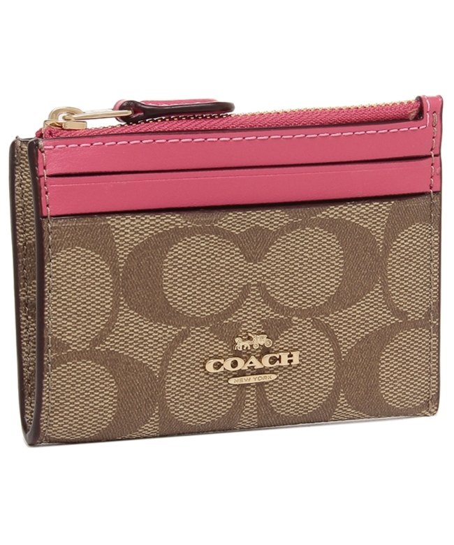 最大15%OFFクーポン 美品 coach 定期入れ カードケース IDケース