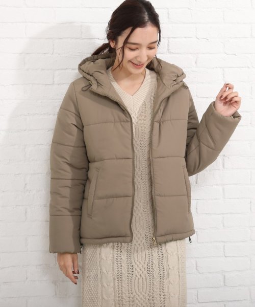セット商品 中綿ショートアウター ケーブルニットワンピース シューラルー Shoo La Rue Magaseek