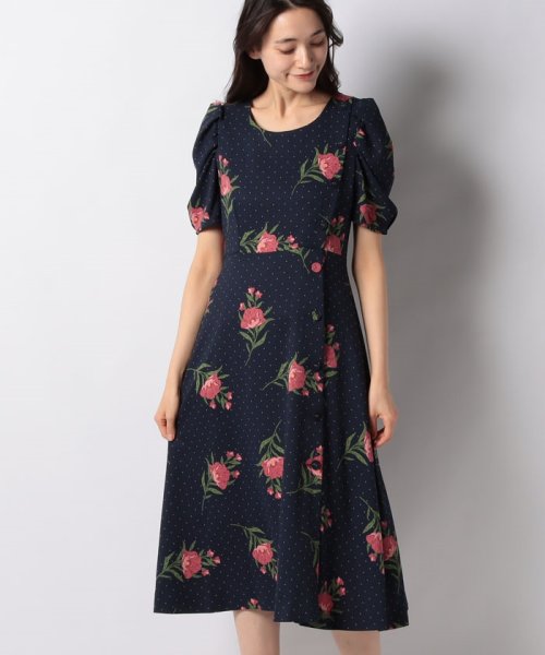セール Supreme La La シュープリームララ アネモネドットサイドボタンワンピース Offprice Ec Offprice Ec Magaseek