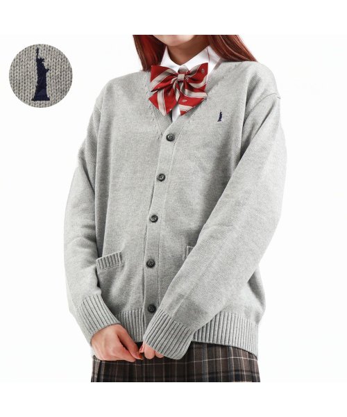 イーストボーイ カーディガン Eastboy ニットカーディガン Vネック 学生 女子 中学生 女子高生 高校生 レディース イーストボーイ Eastboy Magaseek