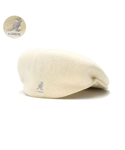 KANGOL(KANGOL)/カンゴール ハンチング 秋冬 KANGOL Wool 504 帽子 ウール ニット 羊毛 ブランド メンズ レディース 107－169001/ホワイト系1