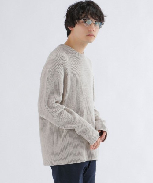 セール Ships Any ウォッシャブル リラックス アゼ クルーネック プルオーバー ニット シップス エニィ メンズ Ships Any Mens Magaseek