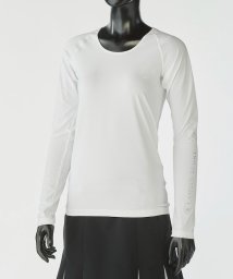 LANVIN SPORT(ランバン スポール)/長袖クルーネックアンダーシャツ【ECO/サンスクリーン/吸水速乾】/ホワイト