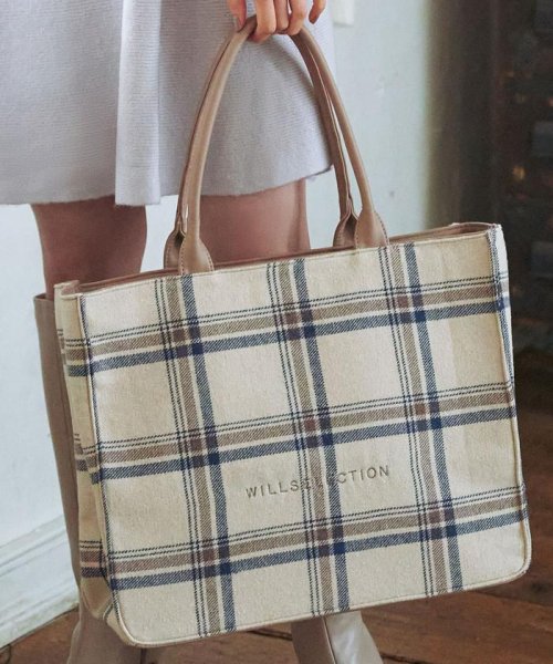 チェックトートバッグ ウィルセレクション Willselection Magaseek