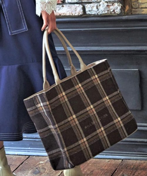 チェックトートバッグ ウィルセレクション Willselection Magaseek