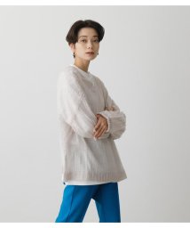 AZUL by moussy(アズールバイマウジー)/2WAY HAIRY KNIT SET/L/GRY1