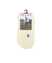 FALKE(ファルケ)/ファルケ ソックス FALKE WALKIE ウォーキー 靴下 クルーソックス リブソックス 厚手 ウール 防寒 トレッキング ウォーキング 16480/ホワイト