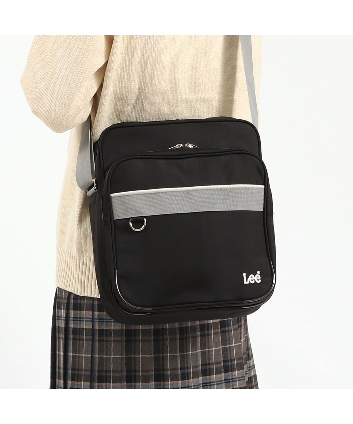 Lee ショルダーバッグ リー Lee スクールショルダー スクールバッグ ショルダー サブバッグ 女子高生 縦型 横浜型ショルダーバッグ 3 40 リー Lee Magaseek