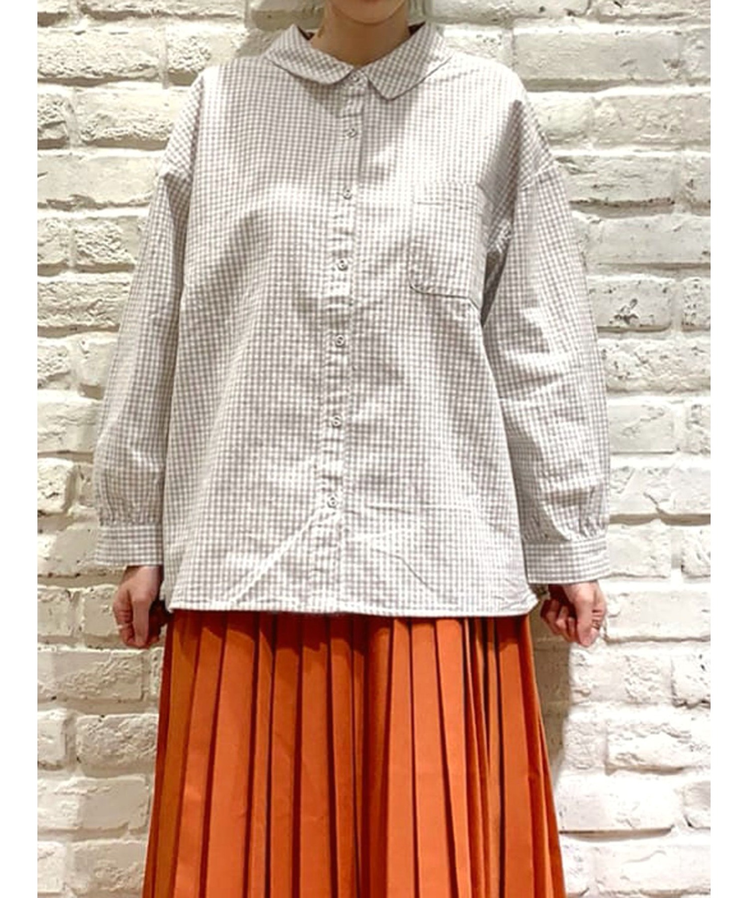 セール Sm2 ギンガムチェックシャツ サマンサ モスモス Samansa Mos2 Magaseek