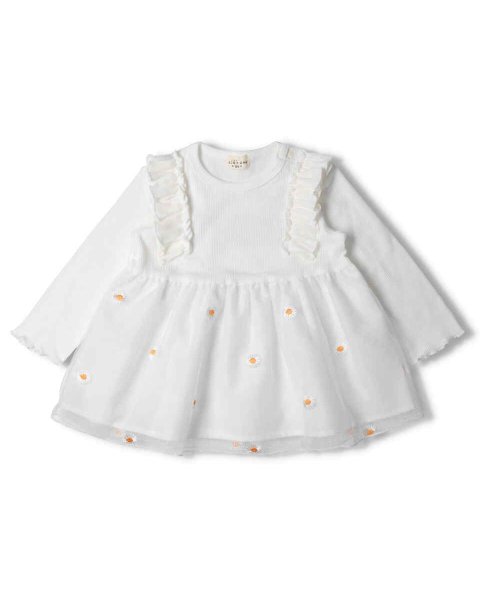 セール 子供服 Kid S Zoo キッズズー 花刺繍チュールスカートワンピース 70cm 90cm W キッズズー Kids Zoo Magaseek セール 子供服 Kid S Zoo キッズズー 花刺繍チュールスカートワンピース 70cm 90cm W キッズズー Kids Zoo Magaseek