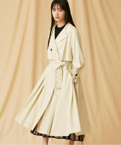 セール プリーツドレストレンチコート ジルバイジルスチュアート Jill By Jillstuart Magaseek