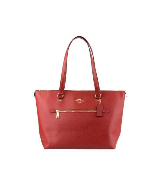 COACH(コーチ)/【Coach(コーチ)】Coach コーチ GALLERY TOTE トート バッグ A4 収納可/レッド