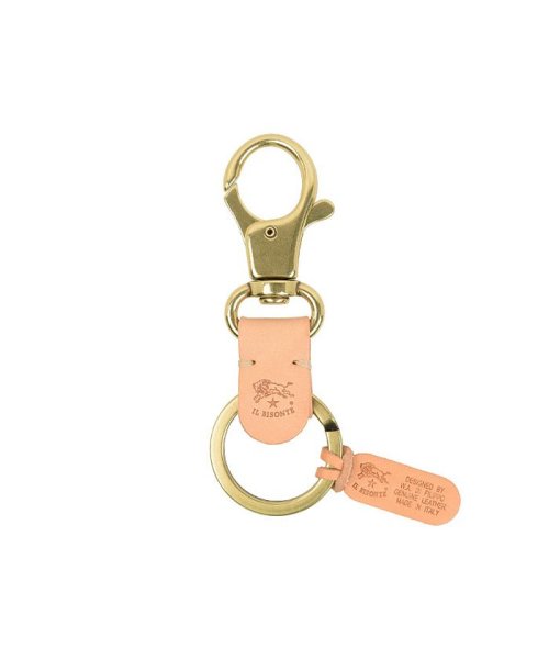 IL BISONTE(イルビゾンテ)/【IL BISONTE(イルビゾンテ)】ILBISONTE イルビゾンテ KEYHOLDER キーリング/ナチュラル