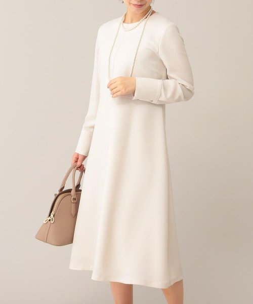 49 割引ダークネイビー 094 ブラック 019 ライトベージュ 051 00 Ss 04 Ll トール 残り1点 44 4l 48 6l 42 3l 01 S 残り1点 02 M 03 L オープニング 大放出セール ミモレ丈 ジョーゼットワンピース 洗える ワンピース ドレス