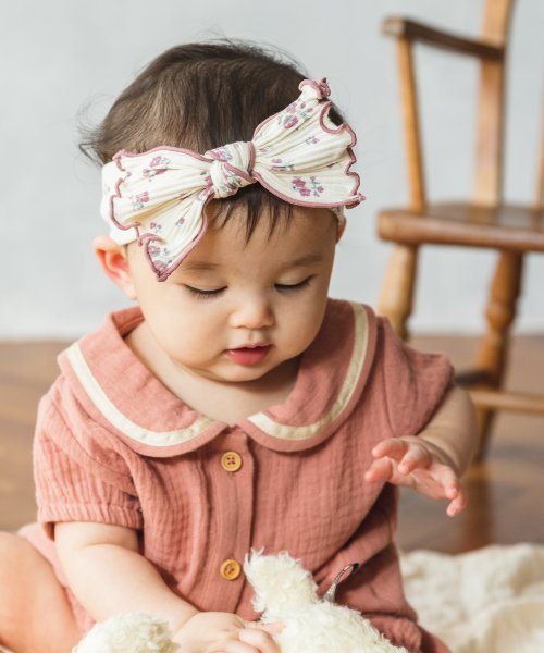 セール プレミアムリブコットン100 リブ リボン ヘアバンド ターバン カチューム 無地 花柄 ペアマノン Pairmanon Magaseek