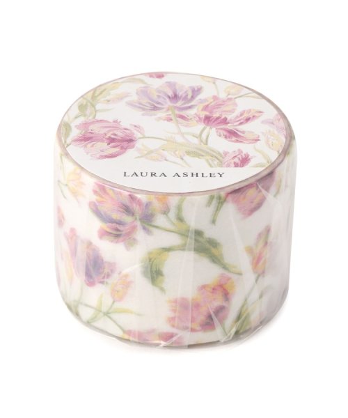  LAURA ASHLEY(ローラアシュレイ)/【無くなり次第終了！数量限定販売】フラワー柄マスキングテープ/ラズベリーピンク（173）