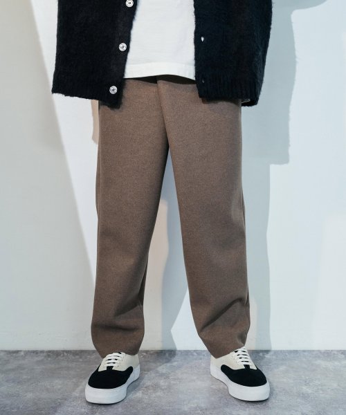 セール ラップパンツ メンズ レディース 日本製 テーパード ダブルジャージ イージーウエスト タイ ゆったり リラックス ワイド サルエル 国産 スラックス カジュア ロッキーモンロー Rocky Monroe Magaseek