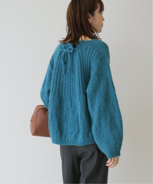 セール バスケット編みバックリボンニット スローブ イエナ Slobe Iena Magaseek