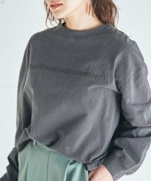 coen(coen)/CaliforniaDreamin'ロゴロングスリーブTシャツ/BLACK