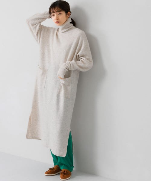 セール フィンガーホールニットワンピース ケービーエフ Kbf Magaseek