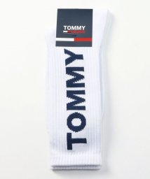 TOMMY JEANS(トミージーンズ)/TJ BOLD LOGO SOCKS/ホワイト
