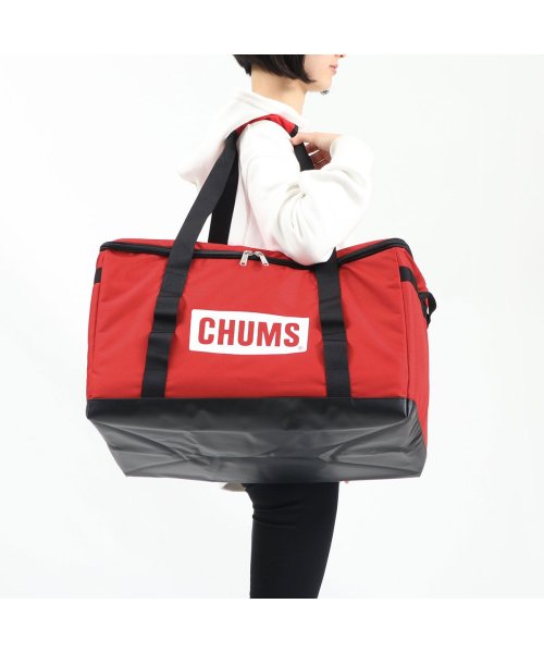 CHUMS(チャムス)/【日本正規品】 チャムス コンテナバッグ CHUMS チャムスロゴフォーダブルボックスM キャンプ 折りたたみ 収納ボックス 大容量 軽量 CH60－3241/レッド