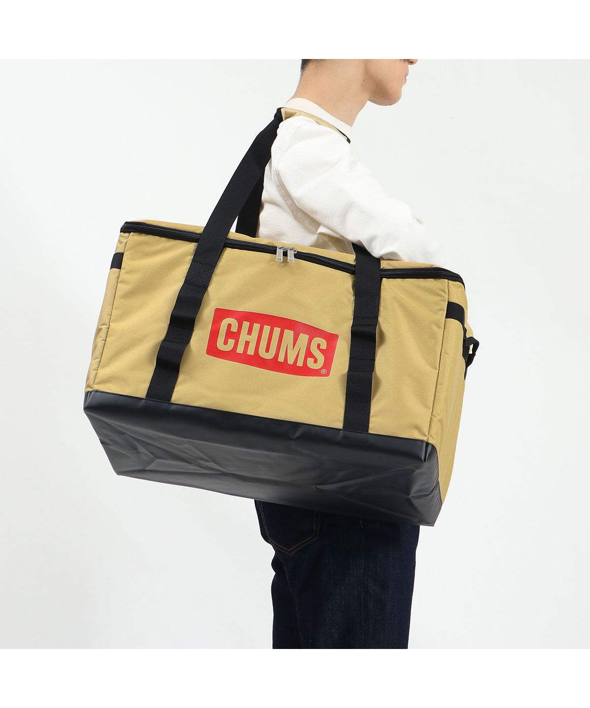 日本正規品】 チャムス コンテナバッグ CHUMS チャムスロゴフォー