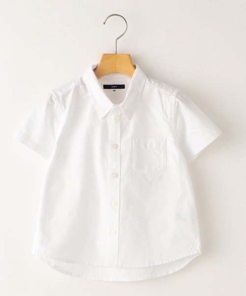 SHIPS KIDS(シップスキッズ)/SHIPS KIDS:オックスフォード ボタンダウン 半袖 シャツ(100～130cm)/ホワイト
