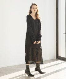 MIELI INVARIANT(ミエリ インヴァリアント)/Cloth Combination Dress/モカ