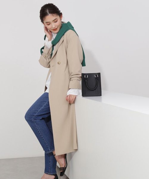 ポリエステルトロトレンチコート ナチュラルビューティーベーシック Natural Beauty Basic Magaseek