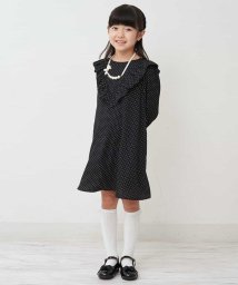 a.v.v(KID'S)/[100－130]Ｖフリルドットプリントワンピース[WEB限定サイズ]/504371354