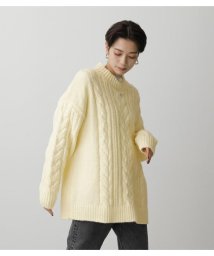 AZUL by moussy(アズールバイマウジー)/CHENILLE SHAGGY H／N KNIT/IVOY3