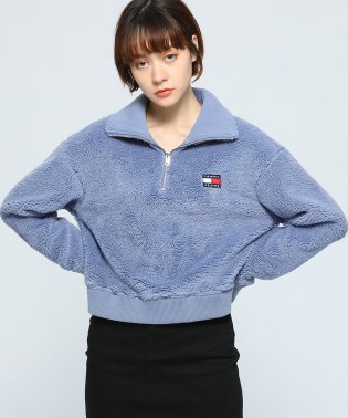 TOMMY JEANS/ハーフジップシェルパトップス/504454361