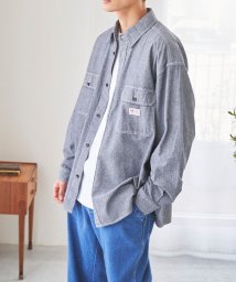 coen(coen)/SMITH'S(スミス)別注シャンブレーシャツ/NAVY