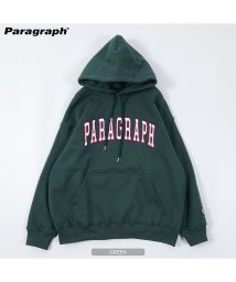 1111clothing(ワンフォークロージング)/Paragraph パラグラフ パーカー◆LOOP EMBROIDERY HOODIE◆ビッグシルエット プルパーカー 正規品 ブランド メンズ レディース ト/グリーン