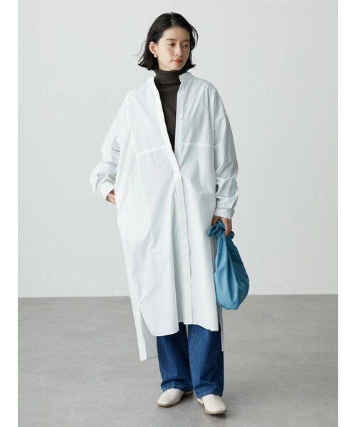 セール バンドカラーシャツワンピース アメリカンホリック American Holic Magaseek