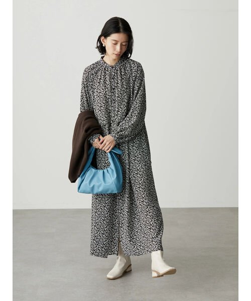 ラグランサテンワンピース アメリカンホリック American Holic Magaseek