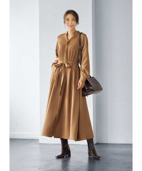 スッキリ見えツイルロングワンピース スタイルデリ Style Deli Magaseek