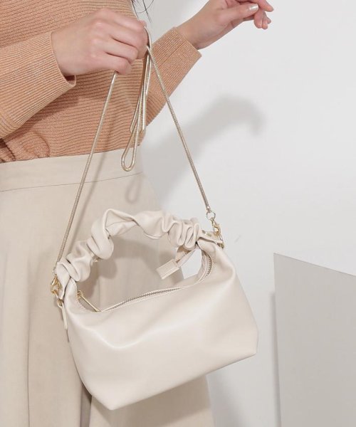 ギャザーハンドルミニバッグ ナチュラルビューティーベーシック Natural Beauty Basic Magaseek