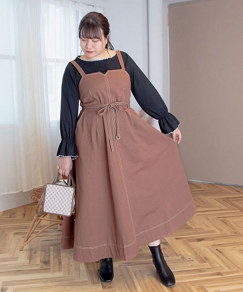 セール Cletteオリジナル ツイルジャンスカワンピース クレット 大きいサイズ Clette Magaseek