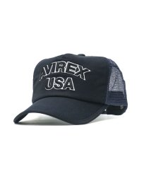 AVIREX(AVIREX)/アヴィレックス キャップ AVIREX HEAD WEAR KING SIZE MESH CAP USA ワークキャップ アジャスター付き 14308600/ネイビー