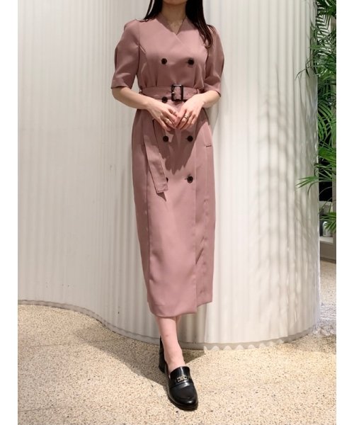 トレンチタイトロングワンピース スナイデル Snidel Magaseek