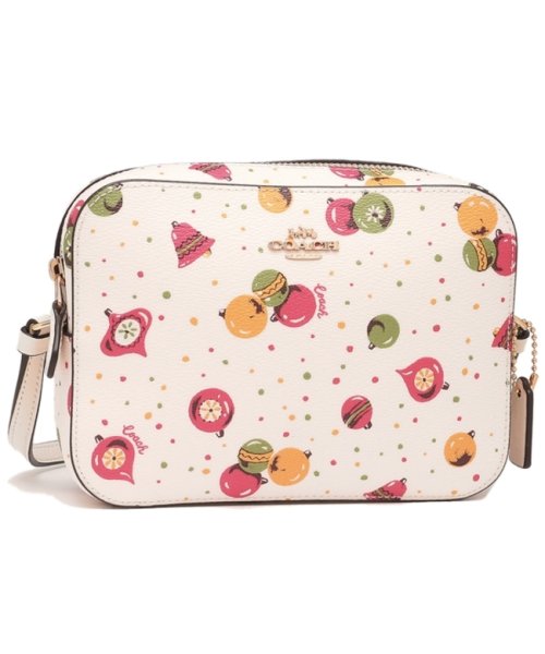 コーチ アウトレット ショルダーバッグ カメラバッグ ホワイト マルチ レディース Coach C7402 Imcah コーチ Coach Magaseek