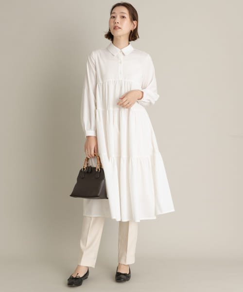 F By Rosso イージーケアティアードワンピース Urban Research Rosso Urban Research Rosso Magaseek