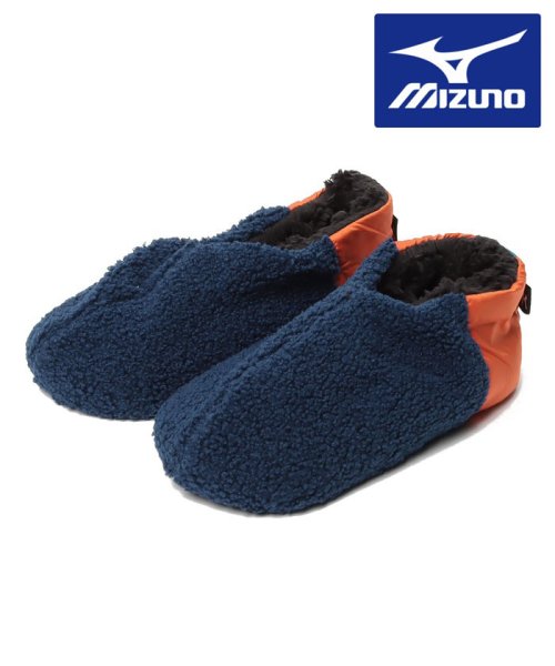Mizuno ミズノ 冬用ルームシューズ 25 27cm メンズ テントシューズ スリッパ 厚手ボアフリース マルカワ Marukawa Magaseek