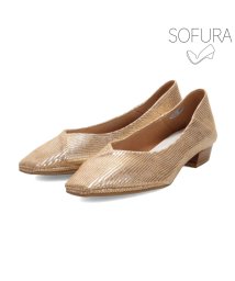 MADRAS(マドラス)/モデロ 比類ないしなやかさと快適な履き心地が生まれる 『SOFURA』 抗菌・抗ウイルス仕様の究極のソフトタッチ パンプス DML503/ブロンズ